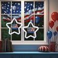 thumbnail image 4 of 4th of July Accessories under $5! kkbbma 4th of July Lights, Battery Operated Red White and Blue Window Lights,Indoor Star Window Lights Memorial Day Patriotic Independence Holiday Decor, 4 of 6