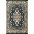 thumbnail image 3 of Homore Dark Grey Floral Medallion Area Rug Non Slip Carpet for Modern Living Rooms, 6' x 9', 3 of 8