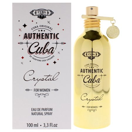 Cuba Authentic Crystal by Cuba for Women - 3.3 oz EDP Spray