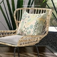 thumbnail image 3 of Love Your Vase Peacock Indoor/Outdoor Pillow with Removable Cover in Beige Pink Light Blue20x20, 3 of 7
