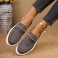 thumbnail image 6 of KIJBLAE Women's Solid Closed Toe Mule Flats, Slip On Trendy Comfortable Bohemian Casual Summer Shoes Gray 41, 6 of 9