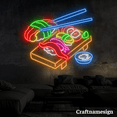 thumbnail image 2 of Craftnamesign All Types Sushi Neon Sign for Sushi Restaurant Shop Wall Decor, 2 of 4