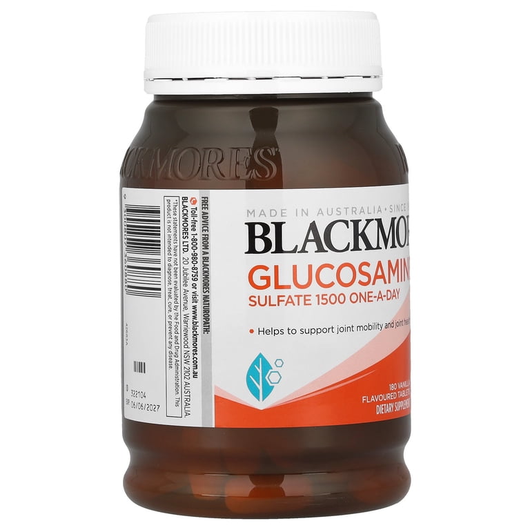 blackmores glutathione Blackmores Glucosamine Sulfate One-A-Day, Vanilla, 1,500 mg, 180 Tablets