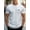 White, variant on Men's Casual Short Sleeve T-Shirt with KING Print, Classic Crew Neck Tee for Summer