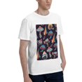 thumbnail image 2 of Bingfone Mushroom Doodle Men'S Loose Fit Short-Sleeve Pocket T-Shirt, 2 of 7