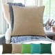thumbnail image 1 of Funda de almohada bohemia 45x45cm - Doble cara de piel sintética y tela - Funda decorativa para el sofá dormitorio - Café, caqui, verde, azul, 1 of 6
