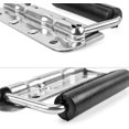 thumbnail image 3 of Poignée Pliante 4 Pcs, Poignée de Caisse en Acier Inoxydable, Poignée de Caisse Pliante Poignée à Ressort avec Poignée en Caoutchouc, pour Boîte à Outils de Remplacement, 3 of 5