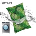 thumbnail image 5 of Kdxio Cotton Pillow Cases 20"x30" Pillowcases,Soft and Breathable Bedroom Pillow Cases-Green Flower-No Pillow Core, 5 of 5