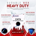 thumbnail image 5 of NewYork Cables | Cat6 Plenum Ethernet Cable Pure Copper 1000ft UTP 4Pairs 550MHz 23AWG 10 GB Blue, 5 of 8