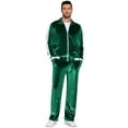 thumbnail image 3 of COOFANDY Mens Tracksuit 2 Piece Set Velour Sweatsuit Jogging Suits Full Zip Jacket Pants Outfits Christmas Gift for Men, 3 of 8