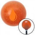 thumbnail image 1 of American Shifter  Orange Paint Drip Orange Metal Flake Shift Knob with M16 x 1.5 Insert Shifter Auto, 1 of 1