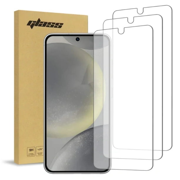 Protector de Pantalla de Vidrio Templado para Samsung Galaxy S24 (Paquete de 3)