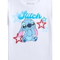 thumbnail image 6 of Lilo and Stitch Girls Happy Stitch Stars Graphic Tee with Short Sleeves, Sizes 4-16, 6 of 7