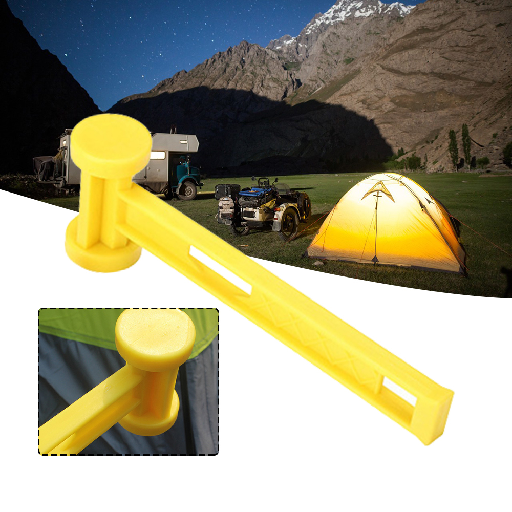 Ameiqe Camping Tent Stake Mallet Heavy Duty Plastic Tent Peg Mallet