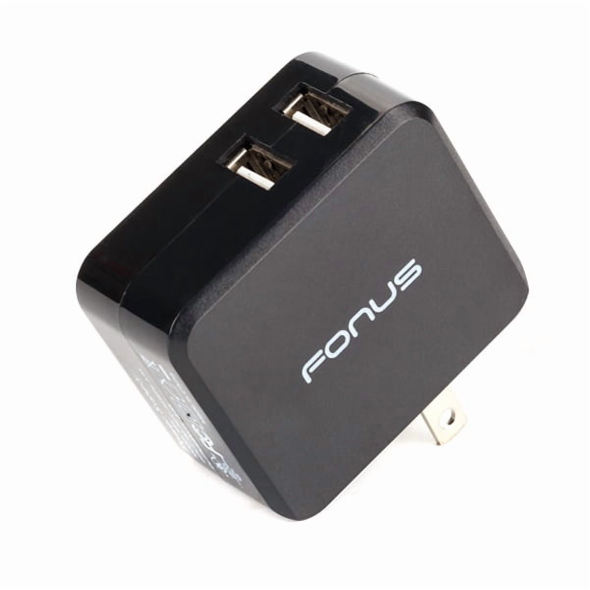17W Home Charger for Nokia G100/G300/G310 5G - 2-Port USB 3.4A Wall AC Plug Power
