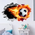 thumbnail image 6 of Eliaeconx Football Wall Stickers, Peel And Stick Vinyl Decals For Room Home Decor, Sports Theme Art For Door Window Living Area, 6 of 7