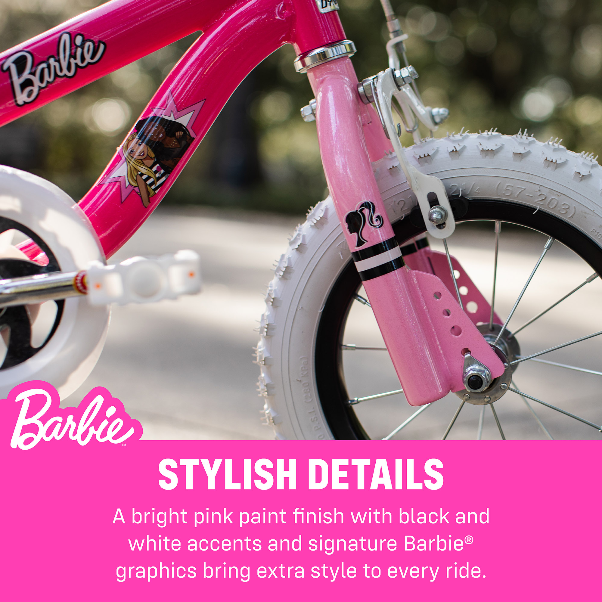 Barbie 12-Inch Girls BMX Bike photo 3