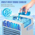thumbnail image 4 of ChiIIweII 2.0 Portable Air Conditioners, ChiIIweII Portable Air Cooler, Mini Swamp Coolers with Humidifier with 3 Speed & 7 LED Light for Bedroom Home Room (White), 4 of 7