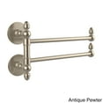 thumbnail image 3 of Allied Brass  Prestige Skyline Collection 2 Swing Arm Towel Rail Satin Brass Brass Finish, Satin, 3 of 5