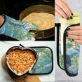 thumbnail image 5 of Yayeee Oven Mitts and Pot Holder Set of 2 Heat Resistant Kitchen Gloves Baking Hot Pad, Beige Tree, 5 of 5