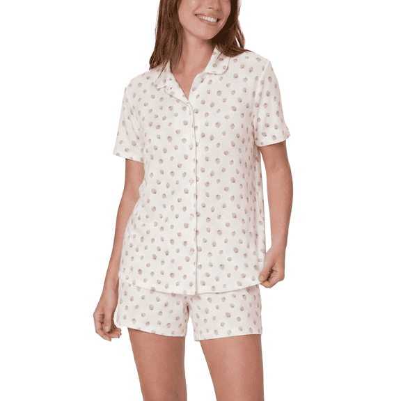 SOMER Pajamas for Women Set Cute Strawberry Print Short Sleeve Button Down Pajama Set Loungewear for Spring Summer 2026