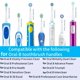thumbnail image 3 of Cabezales de repuesto para cepillo de dientes, compatibles con Oral-B Braun, cabezales de cepillo de dientes eléctrico profesional, 4/12/16/20 Uds., 3 of 5