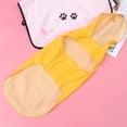 thumbnail image 1 of OUNONA Waterproof Rain Poncho Yellow Hooded Care 1Set For Pet Dogs, 1 of 6