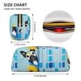 thumbnail image 3 of Uemuo French Bulldog Dog in a Bathtub Printed Leather Pencil Case, Pencil Pouch, Portable Pencil Bag, Pen Case for& Office, 3 of 7