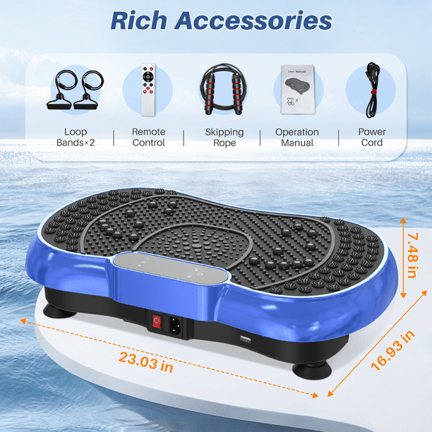 Bigzzia Full Body Fitness Vibrator Vibration Plate Exercise