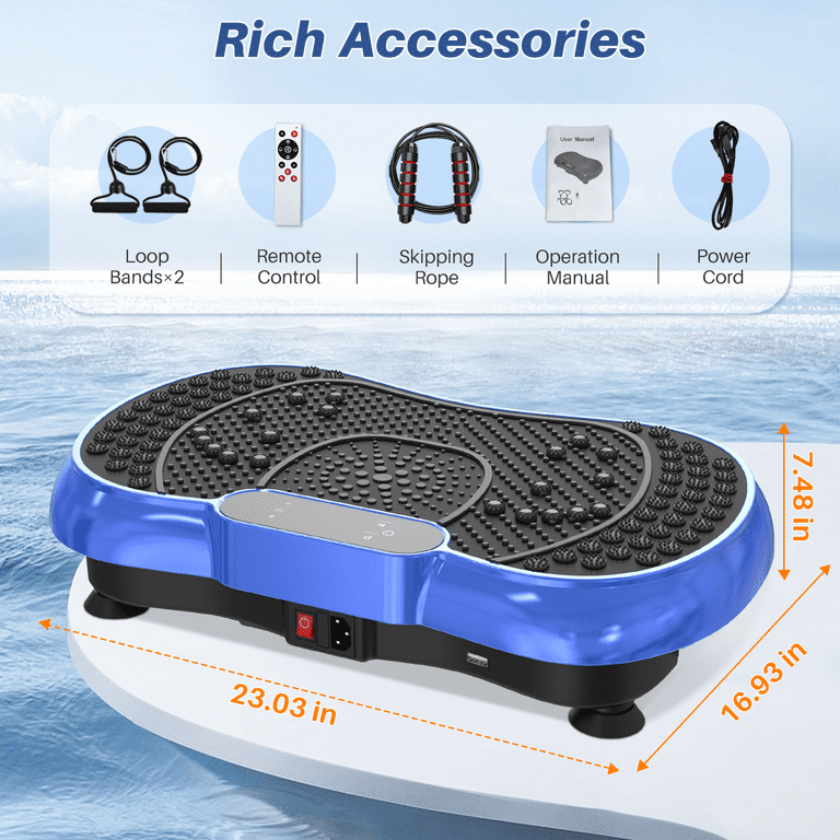 bigzzia Vibration Plate Exercise Machine, Whole Body Fitness