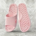 thumbnail image 2 of ZTTD Shower Shoes for Women Men Quick Drying Non Slip Bath Slippers Shower Sandals With Drain Holes Red, 2 of 5