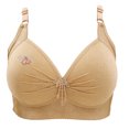 thumbnail image 6 of CFLVAEK Bras for Women Plus Size No Underwire Lift Up Bralette Breathable Full Figure Everyday Bras Comfortable Wirefree Support Bras for Big Bust Beige M, 6 of 6