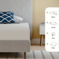 thumbnail image 6 of MLILY Ego White 8 inch Twin Size Memory Foam Mattress, Bed in a Box, Medium Firm, 6 of 7
