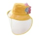 thumbnail image 2 of Gorra de béisbol protectora anti-saliva , cubierta de protección facial, sombrero para exteriores, sombrero de cubierta a prueba de p Amarillo, 2 of 9
