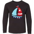 thumbnail image 3 of Inktastic Sailboat, Sailing Boat, Sails - Red White Blue Long Sleeve Youth T-Shirt, 3 of 5