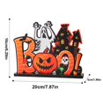 thumbnail image 4 of Table Ornament Halloween Party Activity Desktop Decoration DIY Craft Wooden Ornament for Home Decor, 4 of 10