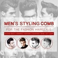 thumbnail image 3 of Men's Styling Hair Comb Round & Fine Teeth Barber Comb Anti-Static Hair Brush for Men, 3 of 8