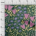 thumbnail image 1 of oneOone Rayon Green Fabric Leaves & Floral Sewing Fabric By The Yard Printed Diy Clothing Sewing Supplies 56 Inch Wide, 1 of 1