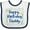 White and Navy, variant on Inktastic Happy Birthday Daddy Boys or Girls Baby Bib