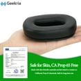 thumbnail image 2 of Geekria QuickFit Replacement Ear Pads for Audio Technica ATH-M50X, M50XBT, M50xBT2, M50, M40X, M30, M20, AR5BT Headphones, Ear Cushions with Video Guide (Black), 2 of 6