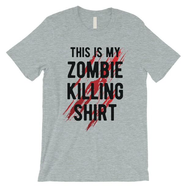 Zombie Killing Mens Grey Awesome Cool Great T-Shirt Birthday Gift ...