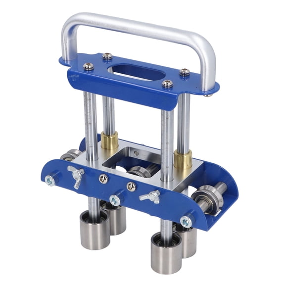 Sheet Metal Bending Tool, Secure Clamping 3 Station Edge Roller 0-90 Degree Angle  for Gutter Splashing Guard for Steel Copper