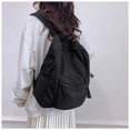 thumbnail image 5 of KKLDOGS Washed Canvas Casual Backpack, Soft Lightweight Daily Daypack, Large Capacity Travel Rucksack With Front Pocket, Simple Multipurpose Shoulder Bag, 5 of 5