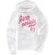thumbnail image 1 of Aeropostale - Sudadera con capucha para mujer Aero Ny Popover, color blanco, grande Aeropostale Sudadera, 1 of 1