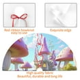 thumbnail image 4 of Rateoe Dreamy Mushroom House Print Christmas Tree Skirt 48" for Xmas Holiday New Year Party Circle Tree Mat Ornaments Decoration, 4 of 7