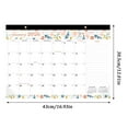 thumbnail image 2 of 18 Month Planner Wall Calendar With Protective Cover, Large 17X22 Inch Spacious Layout For Detailed Scheduling, 18-Month Extended Period January 2026 To June 2027 For, 2 of 6