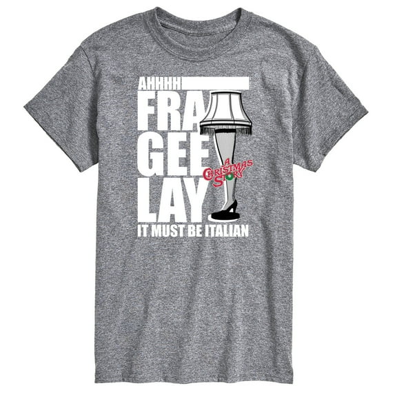 A Christmas Story - Ahhh Fra Gee Lay Must Be Italian - Men's Short Sleeve Graphic T-Shirt