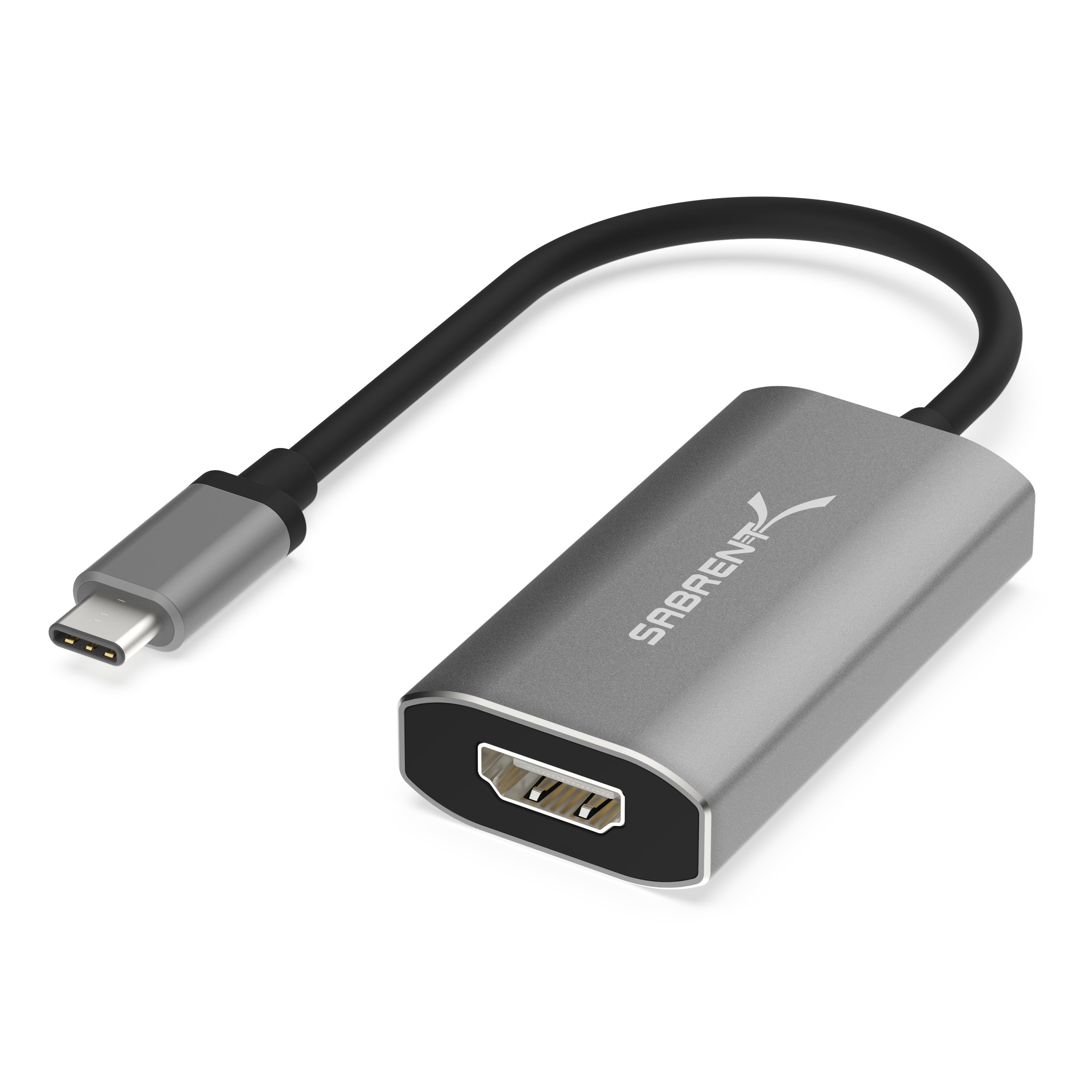bad totaal Bewijzen SABRENT USB Type-C to HDMI 2.1 Adapter | 8K/60Hz & 4K/120Hz with DSC  Function | 8K/30Hz & 4K Resolution Without DSC | Thunderbolt 3 Compatible  (DA-UCH8) - Walmart.com