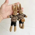 thumbnail image 2 of Korean Style Cartoon Rabbit Plush Keychain Pendant for Girls and Kids, 2 of 7