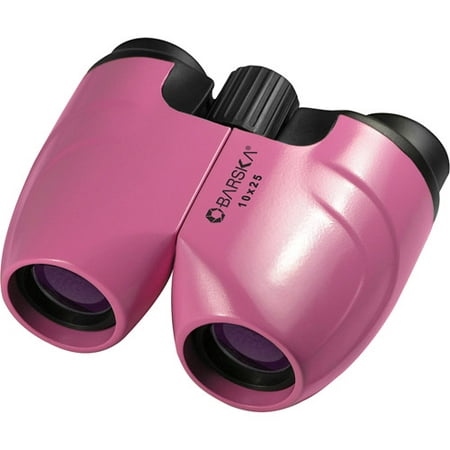Barska 10 x 25mm Colorado Binoculars, Pink (Best Binoculars For Colorado Elk Hunting)